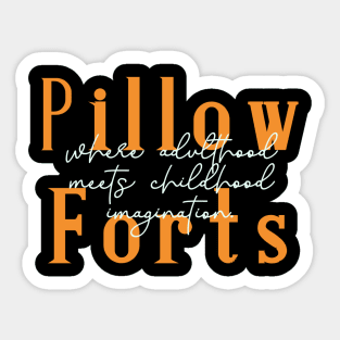 Pillow Forts Sticker